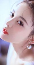 新疆美女明星古力娜扎浓妆私房 高清近照写真壁纸