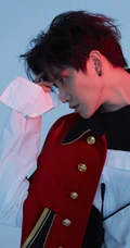 帅气男星Mike灰色夹克耍酷poss手机桌面