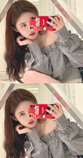 美女明星鞠婧祎私人生活自拍照壁纸图片