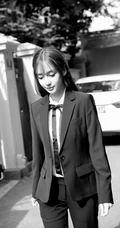 女星杨颖穿校服唯美清纯小女生风格手机壁纸