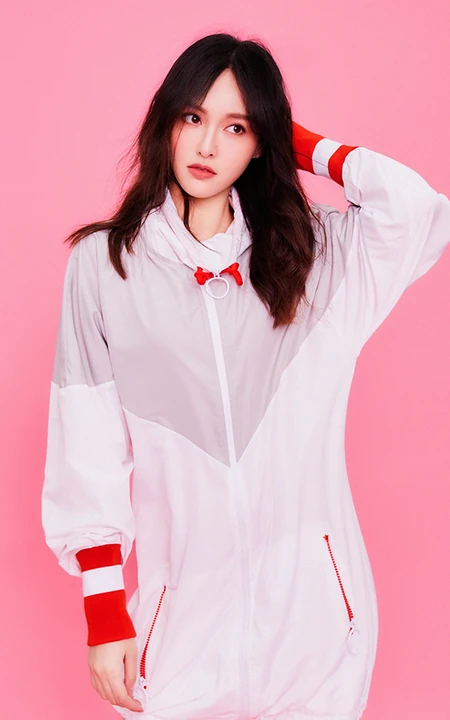 唐嫣粉色的少女心写真手机壁纸图片