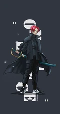 航海王（海贼王）里的创意潮男造型主角手机壁纸