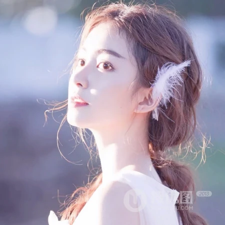 少女的侧脸系列女生头像