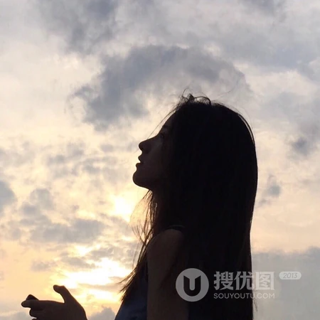 少女的侧脸系列女生头像