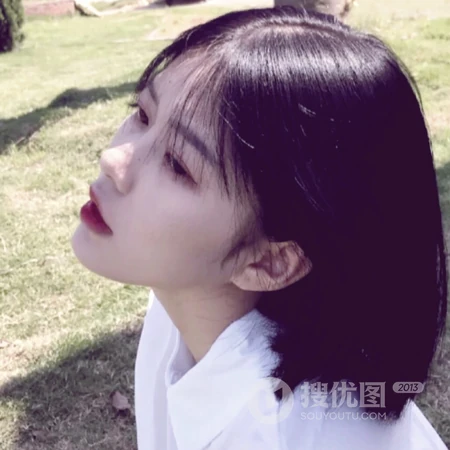 少女的侧脸系列女生头像