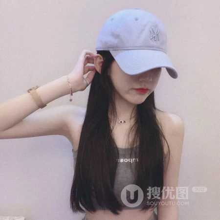 各类爱戴帽子的女生头像图片