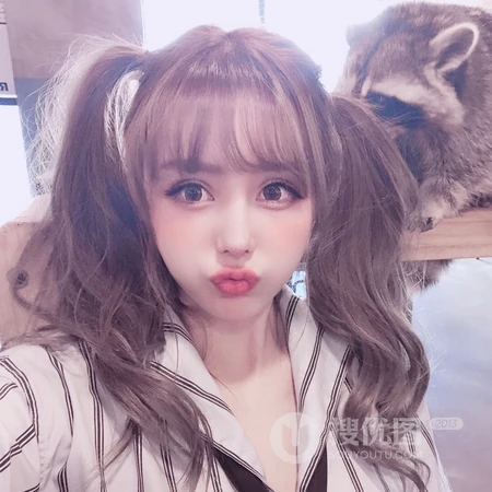 扎着马尾辫的清纯少女头像系列图片