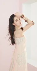 女明星李沁魅力时尚动人长发写真图片