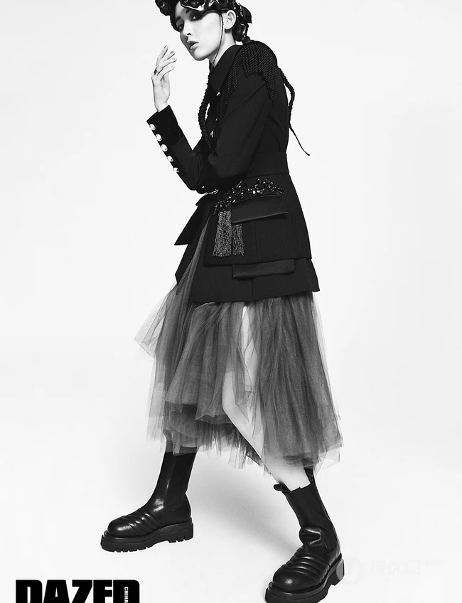 古力娜扎酷美个性时尚《DAZED》杂志写真大片