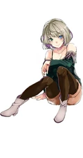 适合闺蜜使用的动漫长发女孩手机壁纸