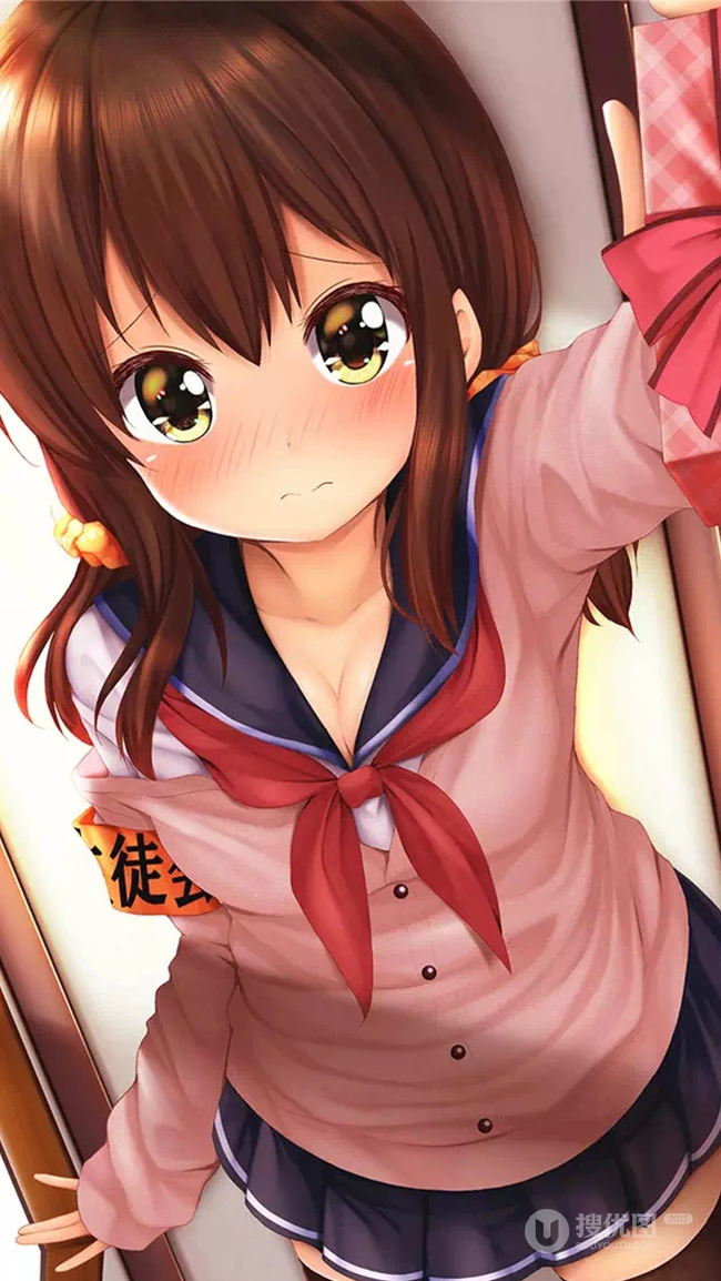 校服，私房内的动漫学生手机壁纸