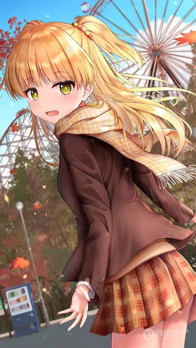 校服，私房内的动漫学生手机壁纸