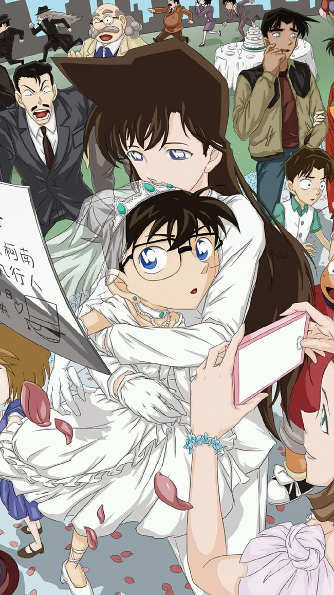 动漫电影版《名侦探柯南》之零的执行人海报类手机壁纸