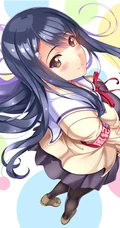 大胸的动漫女孩COSPLAY系列动感手机壁纸
