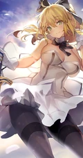 大胸的动漫女孩COSPLAY系列动感手机壁纸
