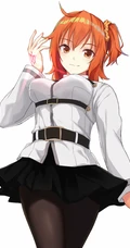 大胸的动漫女孩COSPLAY系列动感手机壁纸