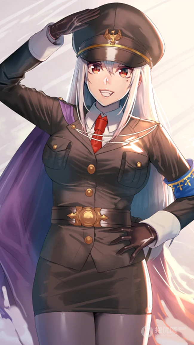 大胸的动漫女孩COSPLAY系列动感手机壁纸