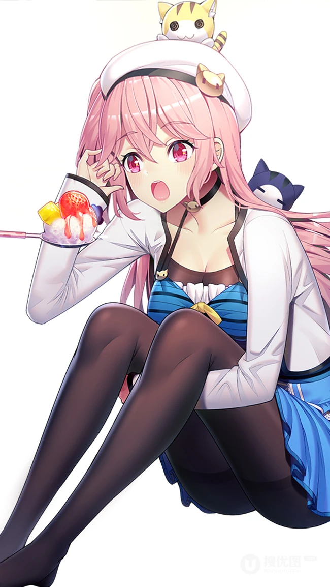 大胸的动漫女孩COSPLAY系列动感手机壁纸