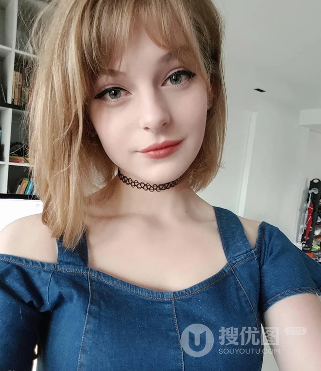 荷兰混血女生Ella Freya自拍，生活照，空灵气质的精灵系女孩