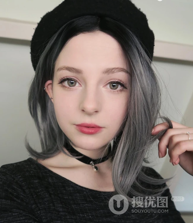 荷兰混血女生Ella Freya自拍，生活照，空灵气质的精灵系女孩