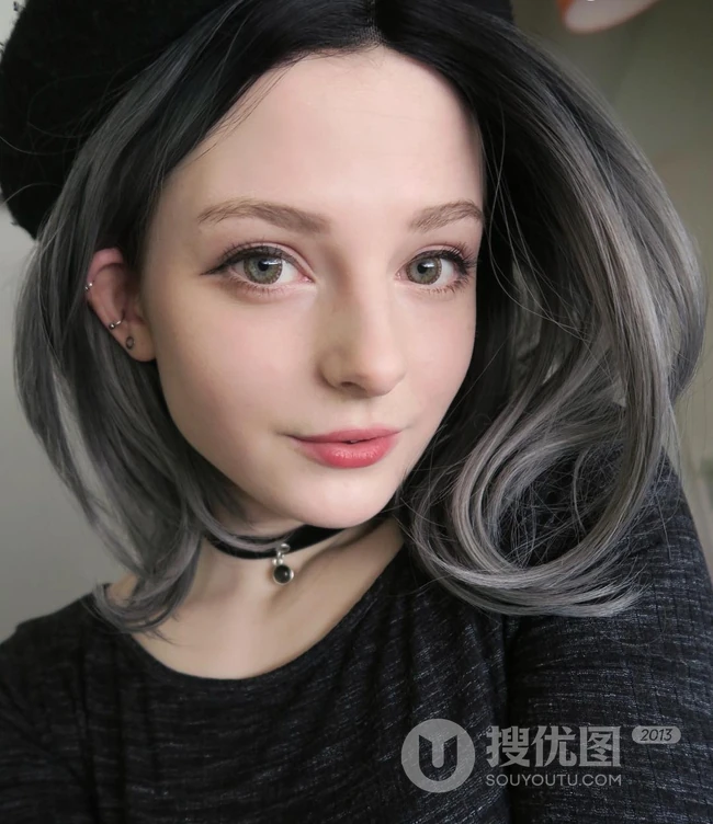 荷兰混血女生Ella Freya自拍，生活照，空灵气质的精灵系女孩