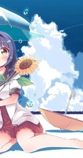 日本动漫《摇曳百合》中的赤座灯里和他的同学们的高清图片