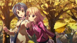 日漫《摇曳百合》剧中女中学生角色人物的高清壁纸