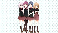 日漫《摇曳百合》剧中女中学生角色人物的高清壁纸
