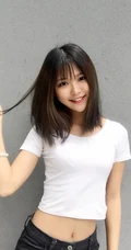 新加坡女生赵雨晴清纯阳光写真，生活照图片