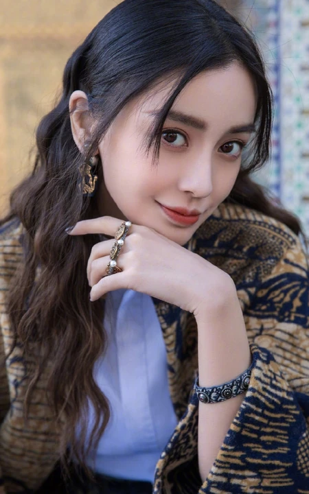 女明星angelababy时尚街拍广告宣传写真大片