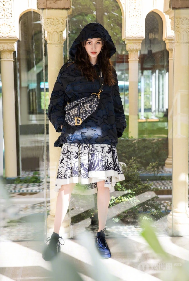 女明星angelababy时尚街拍广告宣传写真大片