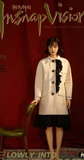 何杜娟《时尚画报》杂志写真大片，复古风画面年代感极强