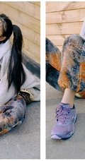 徐若侨嘻哈风格街拍写真大片，化身古灵精怪双马尾少女