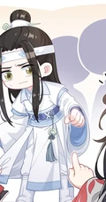 魔道祖师连环画版的Q版人物角色图片