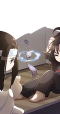 魔道祖师连环画版的Q版人物角色图片