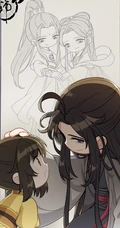 魔道祖师连环画版的Q版人物角色图片