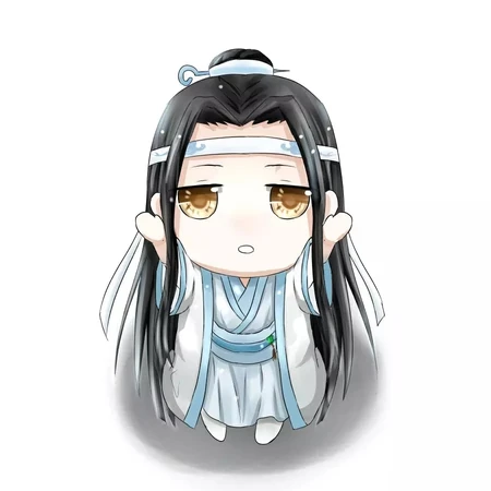 Q版萌萌的动漫人物头像图片，人物出自动漫《魔道祖师》