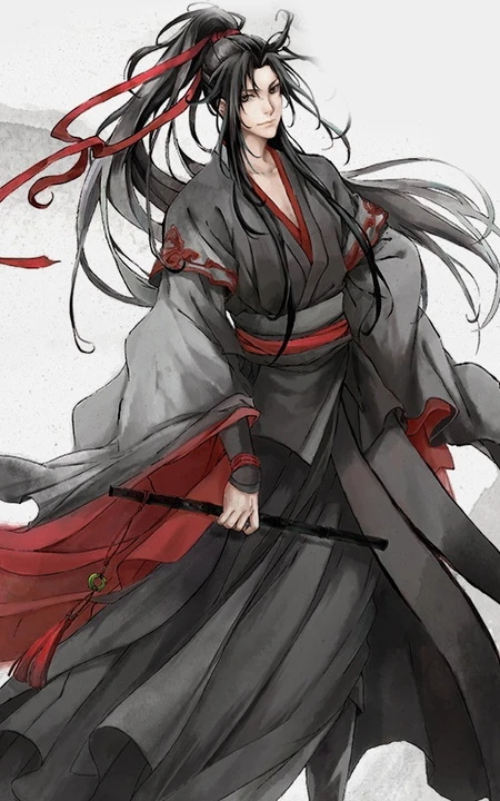 热门动漫《魔道祖师》出场人物手绘风格封面图片