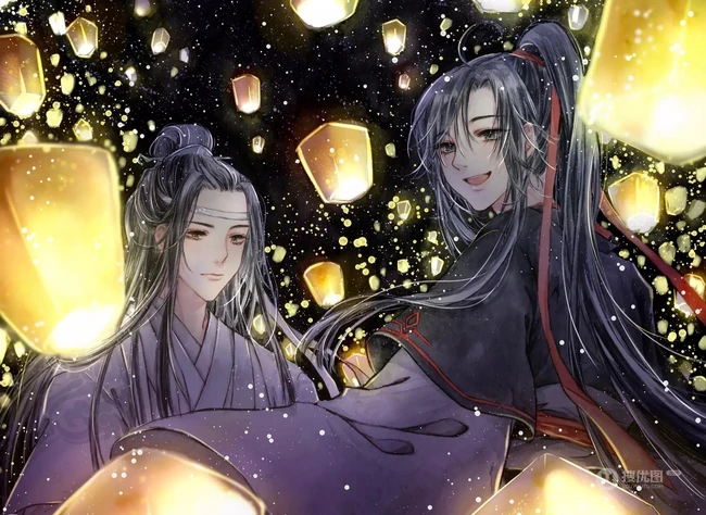 动漫《魔道祖师》主要角色各类唯美的插画图片