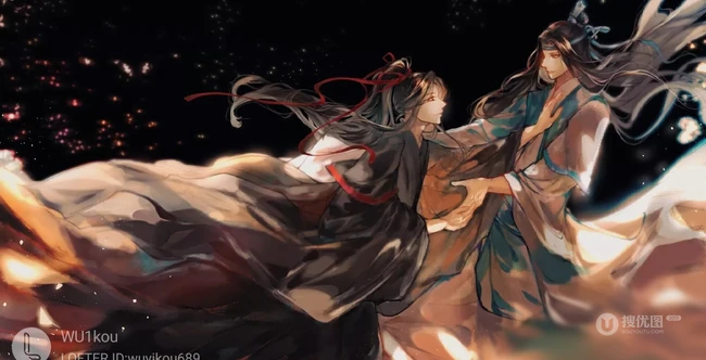 动漫《魔道祖师》主要角色各类唯美的插画图片