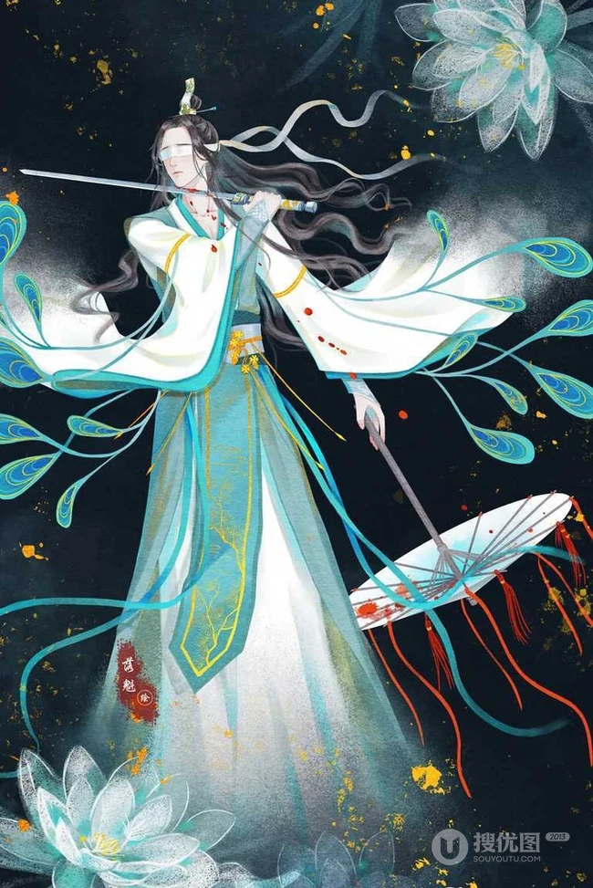 动漫《魔道祖师》主要角色各类唯美的插画图片