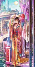 性感的美胸和文化动漫美女手机壁纸图片