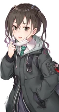 清新可爱的动漫女高中生手机背景图片
