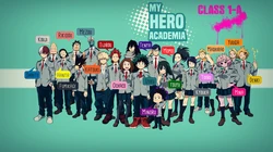 日漫我的英雄学院-全学员角色同框壁纸图片