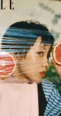 郭采洁时尚复古风《ELLE》杂志最新写真图片