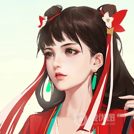 绝美的古风像仙女的小姐姐高清动漫插画风格头像