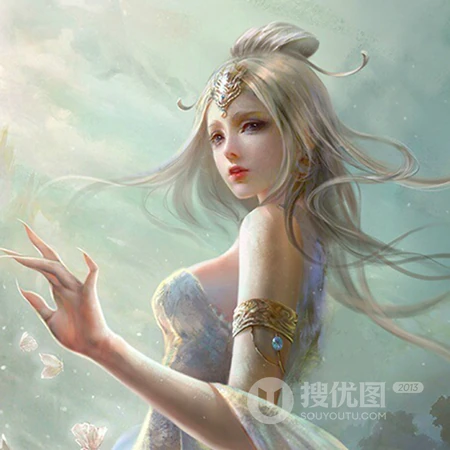 绝美的古风像仙女的小姐姐高清动漫插画风格头像