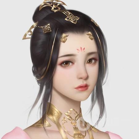 绝美的古风像仙女的小姐姐高清动漫插画风格头像