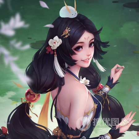 绝美的古风像仙女的小姐姐高清动漫插画风格头像