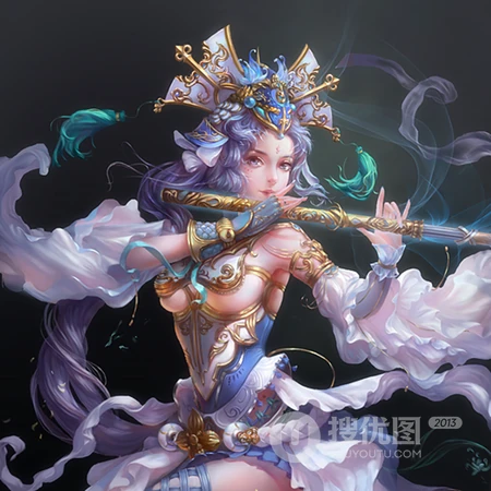 绝美的古风像仙女的小姐姐高清动漫插画风格头像